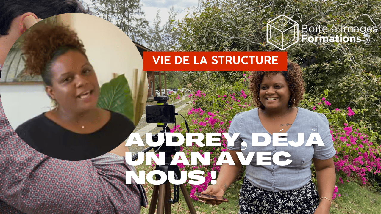 Audrey a intégré l'équipe depuis un an !