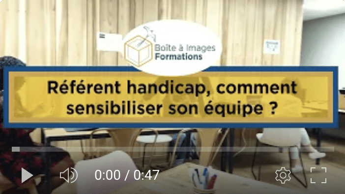 Rémy est, avec Audrey, notre référent Handicap chez Boite à Images Formations ... Et comme tout ce qu'on fait, on y met notre coeur ...